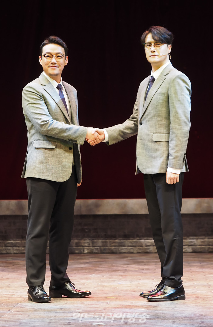 뮤지컬 '아몬드' 프레스콜(김수용, 김승용) 2022.04.08 사진 ⓒ아트코리아방송 이용선 기자