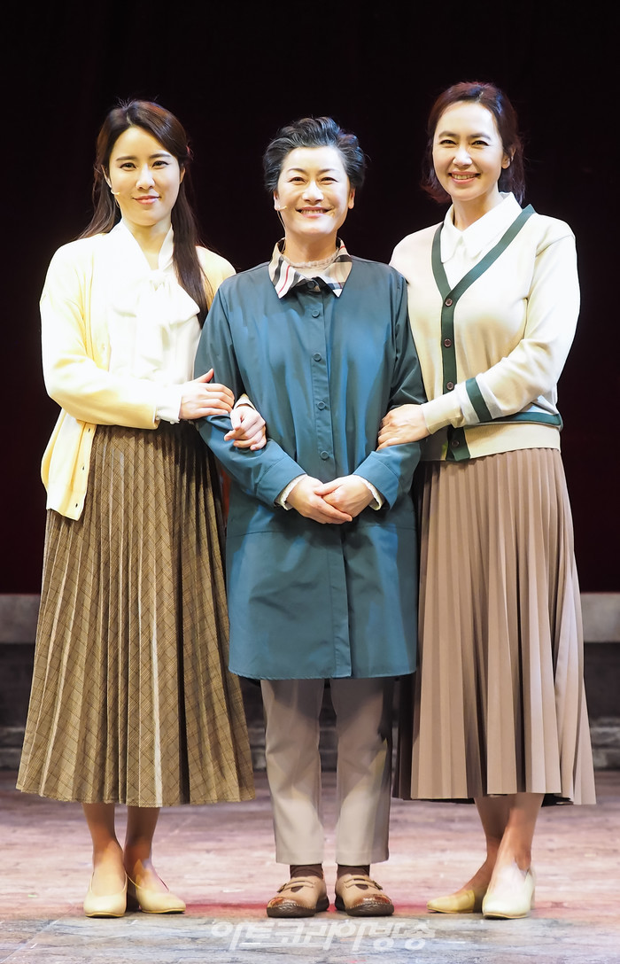 뮤지컬 '아몬드' 프레스콜(오진영, 유보영, 김선경) 2022.04.08 사진 ⓒ아트코리아방송 이용선 기자