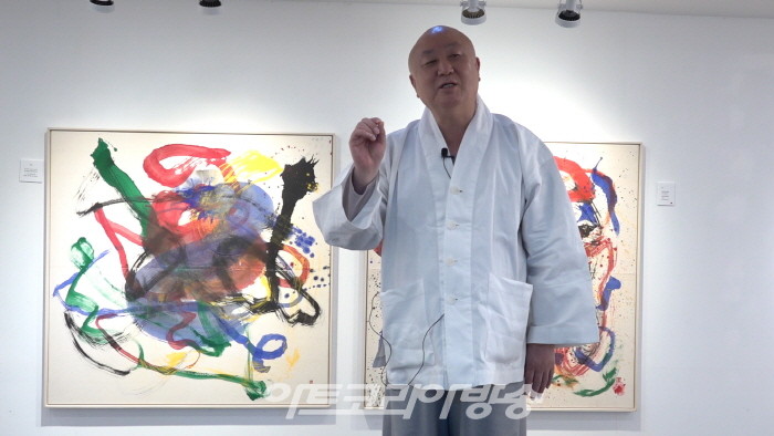 진옥 시화전 '점·선·면 Buddhist를 만나다'