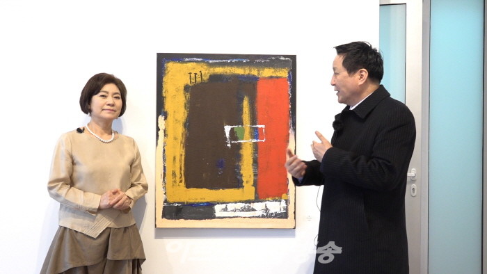 남희조 작가와 김종근 미술평론가