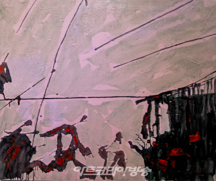 Sonaggi 166x135 Oil on canvas, 1973 N.Y.