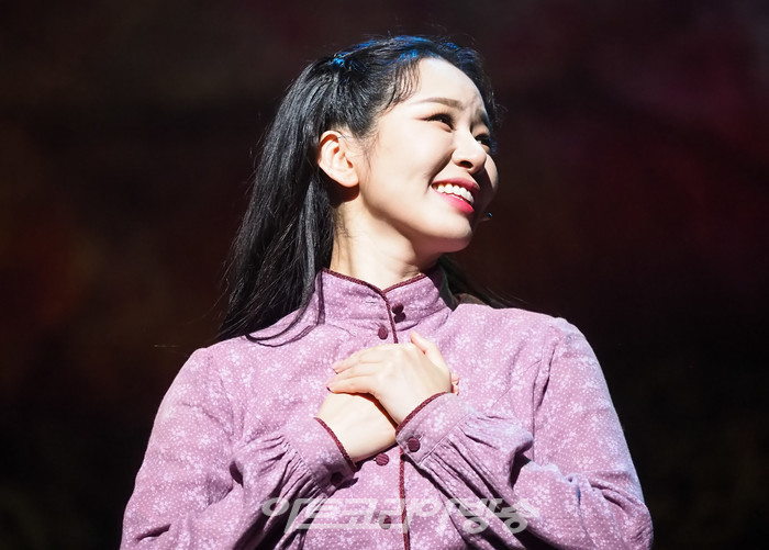 서울시 뮤지컬단의 뮤지컬 '지붕위의 바이올린' 프레스콜(자이틀 역 이혜란). 2022.04.22 사진 ⓒ아트코리아방송 이용선 기자