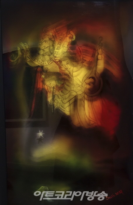 베들레헴의 그밤  Resin or Mixed media