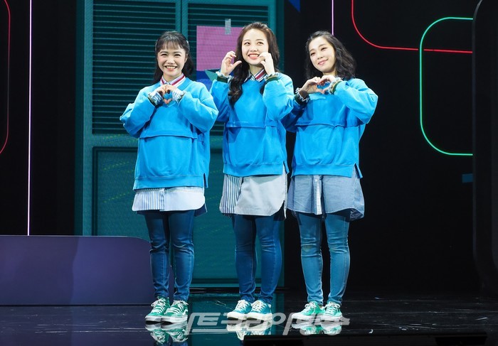 뮤지컬 '차미' 프레스콜(차미호 역 홍나현, 이아진, 유주혜) 2022.04.28 사진 ⓒ아트코리아방송 이용선 기자