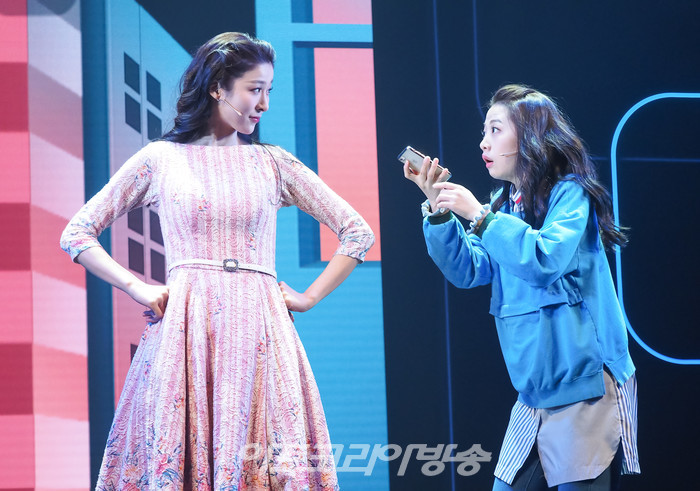 뮤지컬 '차미' 프레스콜(차미호 역 이아진, 차미 역 정우연) 2022.04.28 사진 ⓒ아트코리아방송 이용선 기자