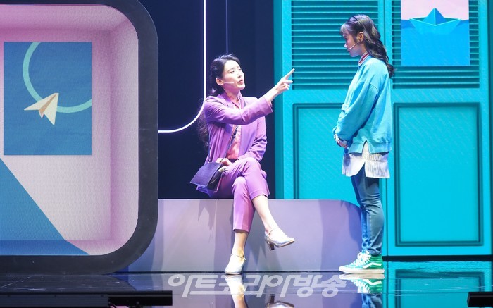 뮤지컬 '차미' 프레스콜(차미호 역 홍나현, 차미 역 홍서영) 2022.04.28 사진 ⓒ아트코리아방송 이용선 기자