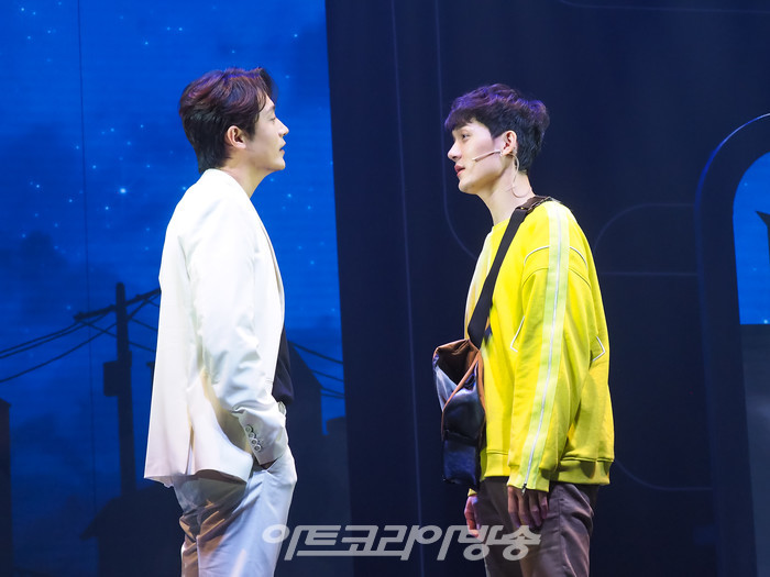 뮤지컬 '차미' 프레스콜(김고대 역 조풍래, 오진혁 역 차서원) 2022.04.28 사진 ⓒ아트코리아방송 이용선 기자
