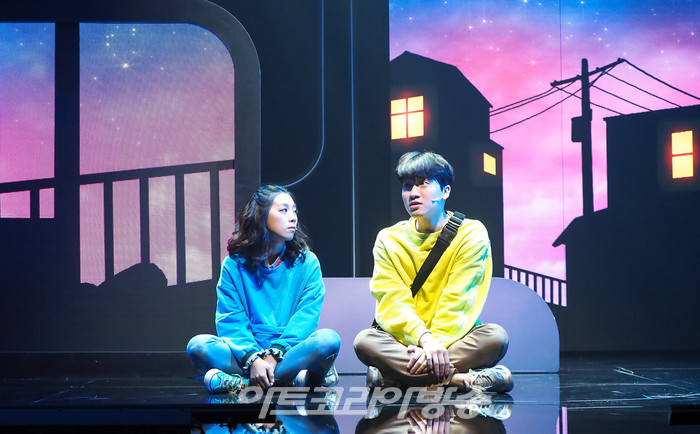 뮤지컬 '차미' 프레스콜(차미호 역 유주혜, 김고대 역 안지환) 2022.04.28 사진 ⓒ아트코리아방송 이용선 기자