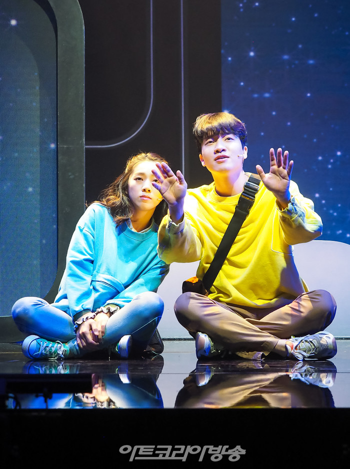 뮤지컬 '차미' 프레스콜(차미호 역 유주혜, 김고대 역 안지환) 2022.04.28 사진 ⓒ아트코리아방송 이용선 기자