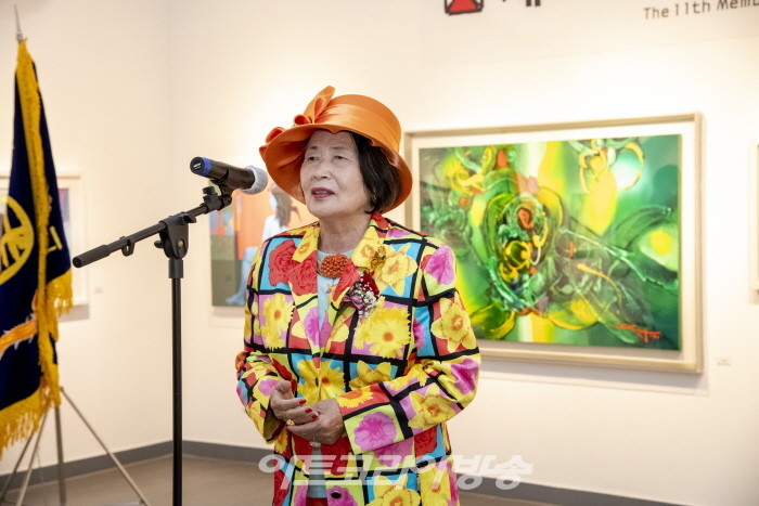 성낙주 신임회장이 취임사를 하고 있다.