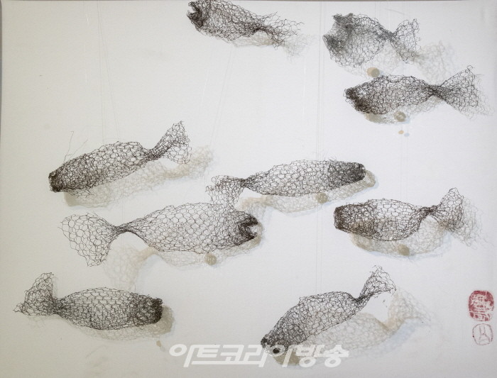 김은진의 예술명상 '안재복 조각가 물고기전, 어디로 가는가'