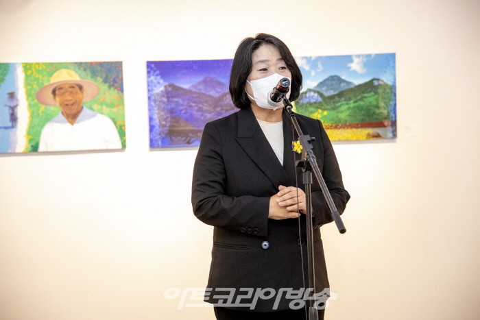 사람사는 세상 展 '바람이 분다' 노무현 서거 13주기 추모전시-, 윤미향 국회의원