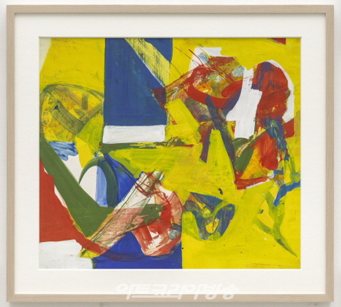 최욱경(1940-1985)〈Untitled〉c. 1960sAcrylic on paper43 x 48 cmCourtesy of the artist’s estate and Kukje Gallery