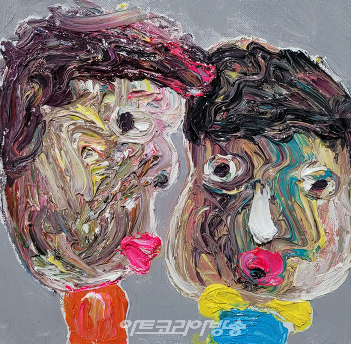 이영우, 내 귀에 캔디30.0 x 30.0cm, Oil on Canvas, 2022