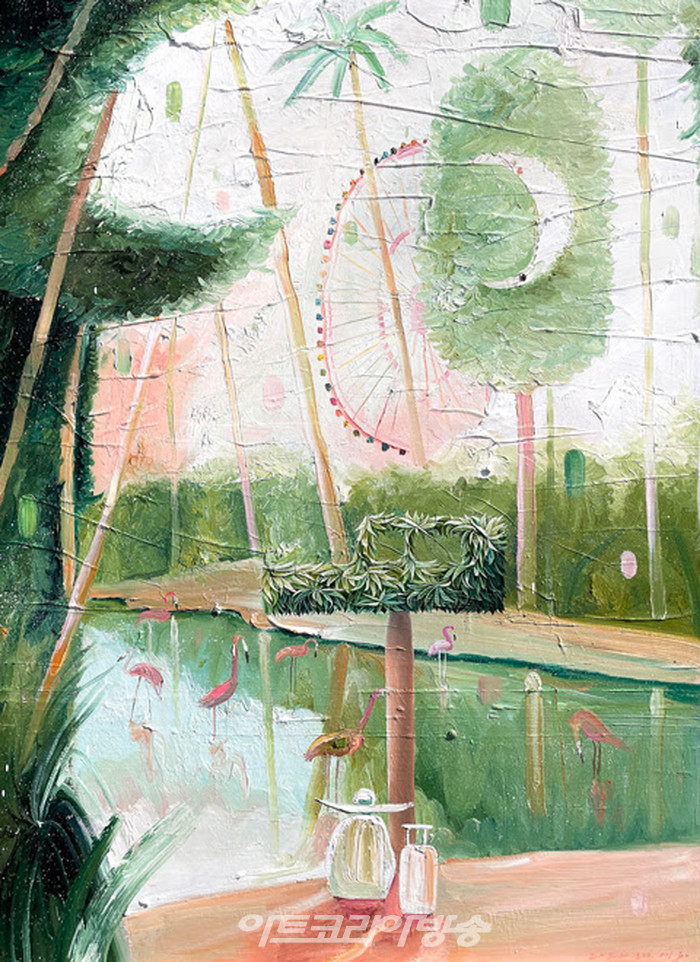 이미소, 감정나무#6972.7 x 62.0cm, Oil on Canvas, 2022 