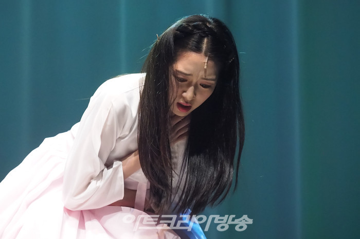 연극 '여도' 프레스콜(송씨 역 이가원). 2022.05.27 사진 ⓒ아트코리아방송 이용선 기자