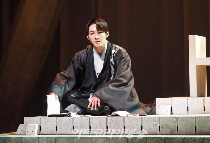 연극 '여도' 프레스콜(이성 역 백주호). 2022.05.27 사진 ⓒ아트코리아방송 이용선 기자