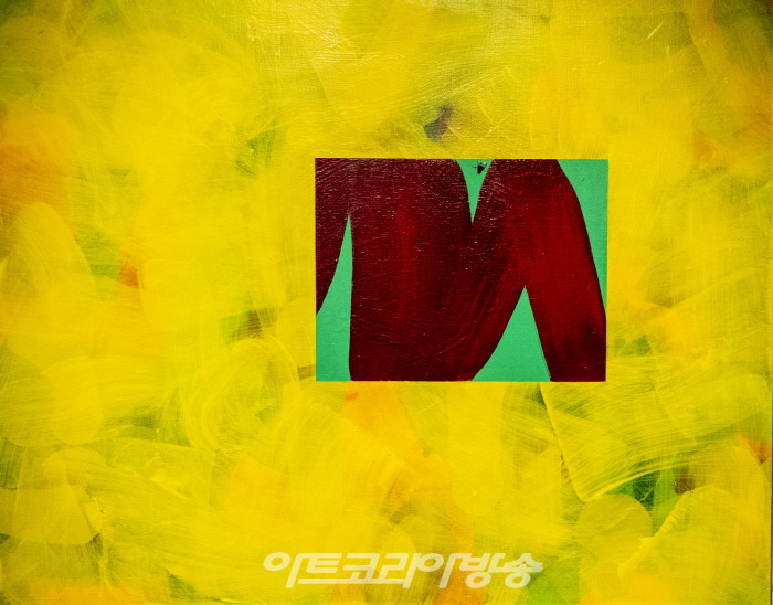 하태임 작가의 '행위의 흔적으로 구축된 색공간 Color Traces'  오프닝 현장