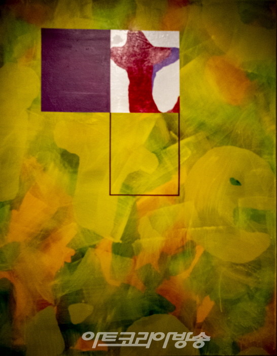 하태임 작가의 '행위의 흔적으로 구축된 색공간 Color Traces'  오프닝 현장