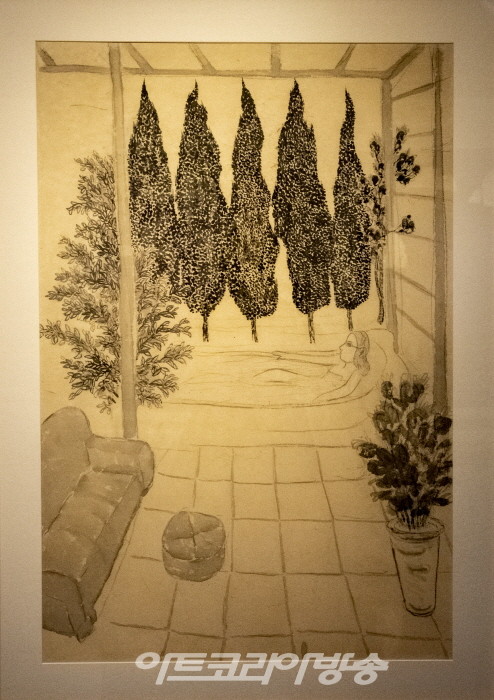 신하순 개인전 '오늘 하루-나무, 탑, 사람'