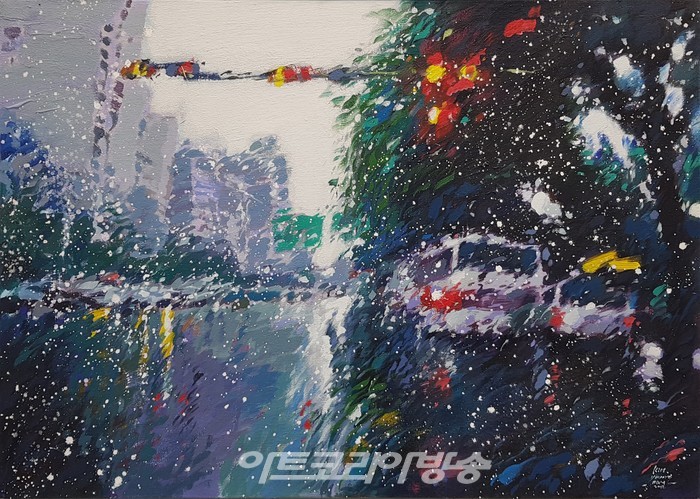 작가 김영남 Cantabile-소나기 30호P oil on canvas 2022