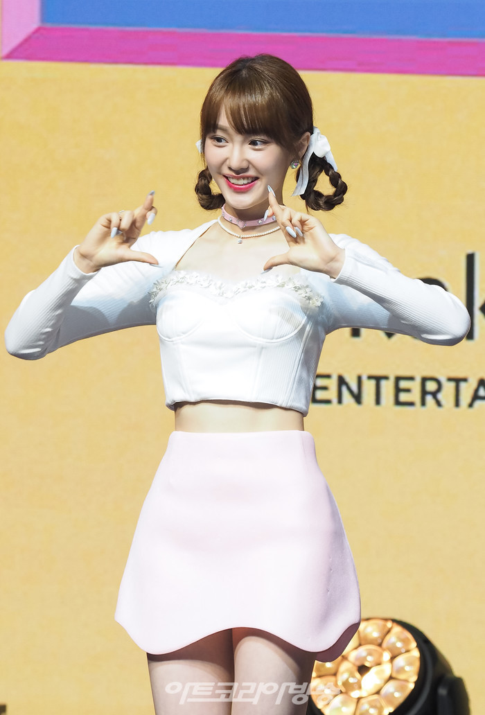 '우아!(woo!ah!)' 미니 1집 '조이(JOY)' 발매 기념 쇼케이스(나나) 2022.06.9 사진 ⓒ아트코리아방송 이용선 기자