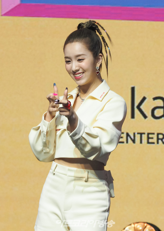 '우아!(woo!ah!)' 미니 1집 '조이(JOY)' 발매 기념 쇼케이스(루시) 2022.06.9 사진 ⓒ아트코리아방송 이용선 기자