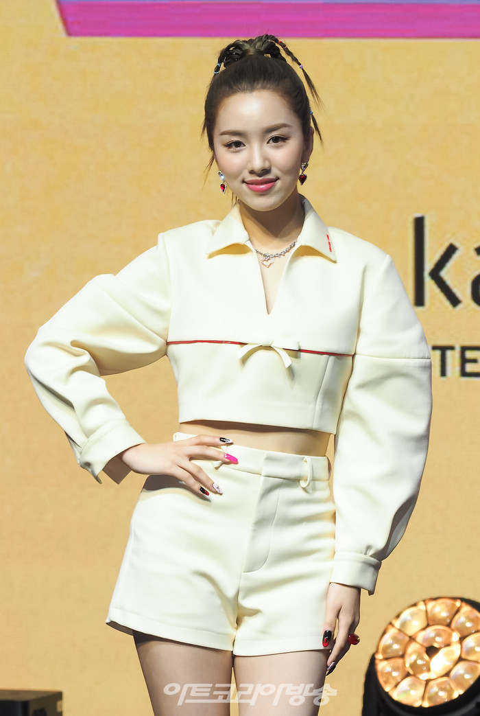 '우아!(woo!ah!)' 미니 1집 '조이(JOY)' 발매 기념 쇼케이스(루시) 2022.06.9 사진 ⓒ아트코리아방송 이용선 기자