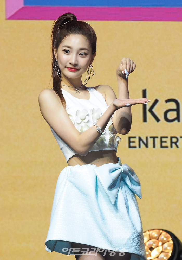 '우아!(woo!ah!)' 미니 1집 '조이(JOY)' 발매 기념 쇼케이스(민서) 2022.06.9 사진 ⓒ아트코리아방송 이용선 기자