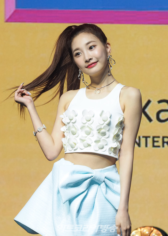 '우아!(woo!ah!)' 미니 1집 '조이(JOY)' 발매 기념 쇼케이스(민서) 2022.06.9 사진 ⓒ아트코리아방송 이용선 기자