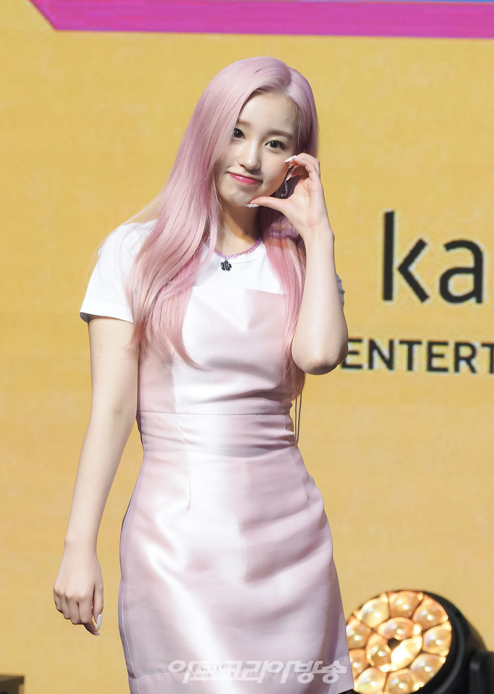 '우아!(woo!ah!)' 미니 1집 '조이(JOY)' 발매 기념 쇼케이스(소라) 2022.06.9 사진 ⓒ아트코리아방송 이용선 기자