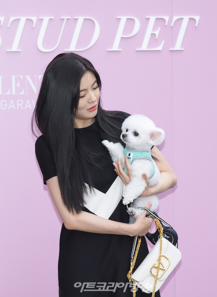 '발렌티노 가라바니 락스터드 펫' 팝업 행사(이선빈 & 반려견 무스) 2022.06.10 사진 ⓒ아트코리아방송 이용선 기자