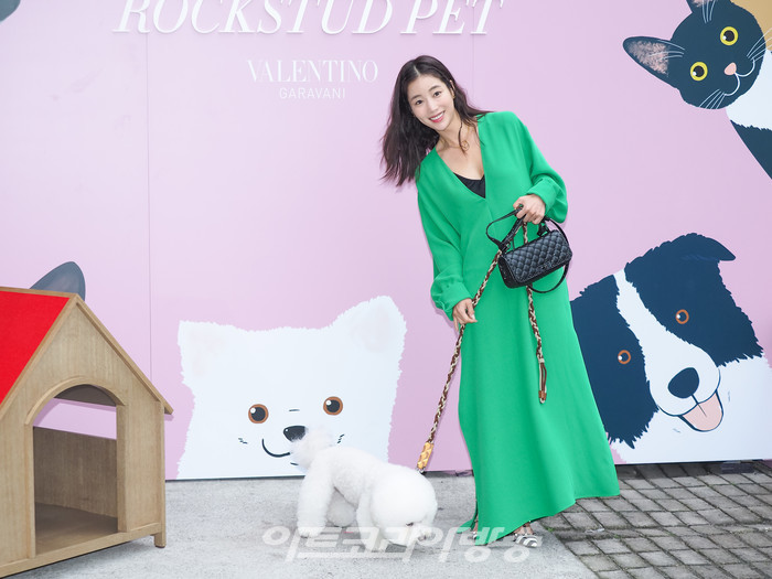 '발렌티노 가라바니 락스터드 펫' 팝업 행사(기은세 & 반려견 구름) 2022.06.10 사진 ⓒ아트코리아방송 이용선 기자