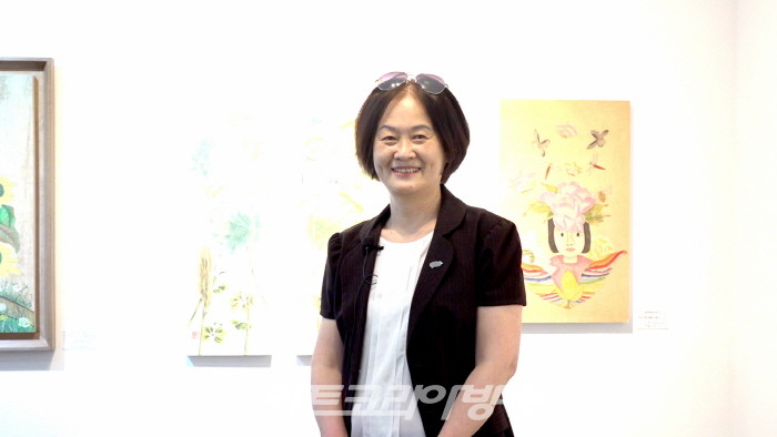 햇무리, 김종숙 부스개인전 '소라의 꿈은 무지개를 타고'