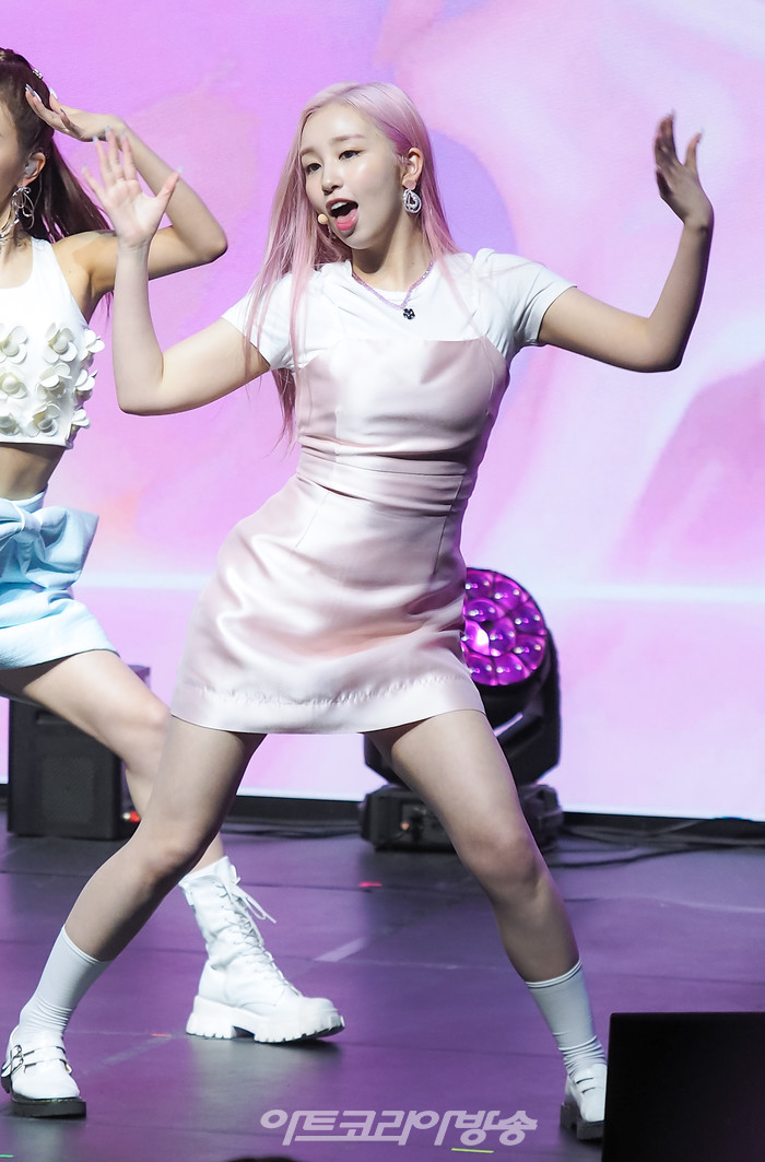 '우아!(woo!ah!)' 미니 1집 '조이(JOY)' 발매 기념 쇼케이스(소라) 2022.06.09 사진 ⓒ아트코리아방송 이용선 기자