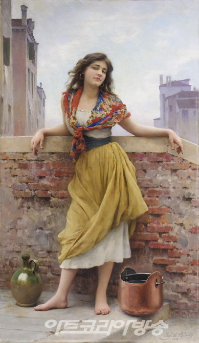 Die Wassertr?erin [The Watercarrier]Oil on canvas, 190829 1/2 x 17 1/4 inches (75 x 44 cm)Private collection