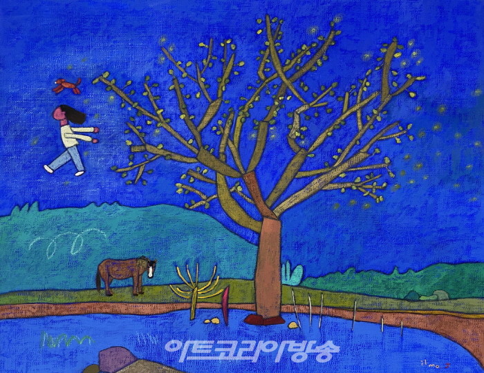 서양화가 정일모, 아름다운 인연들의 이야기 '자유의 문'