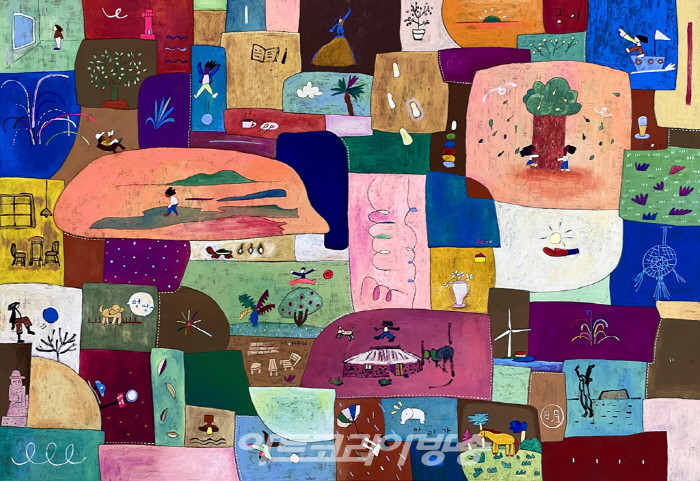 서양화가 정일모, 아름다운 인연들의 이야기 '자유의 문'