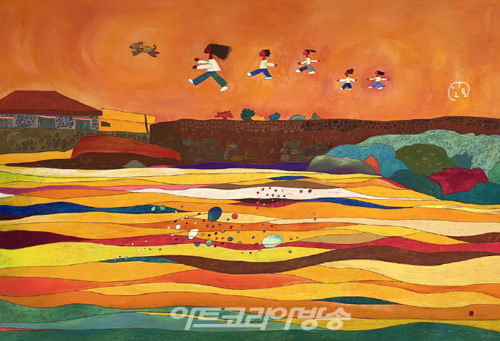 서양화가 정일모, 아름다운 인연들의 이야기 '자유의 문'