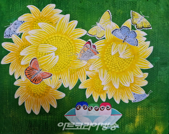 한국화가 임미자, 풍요로운 삶을 위한 'festival'