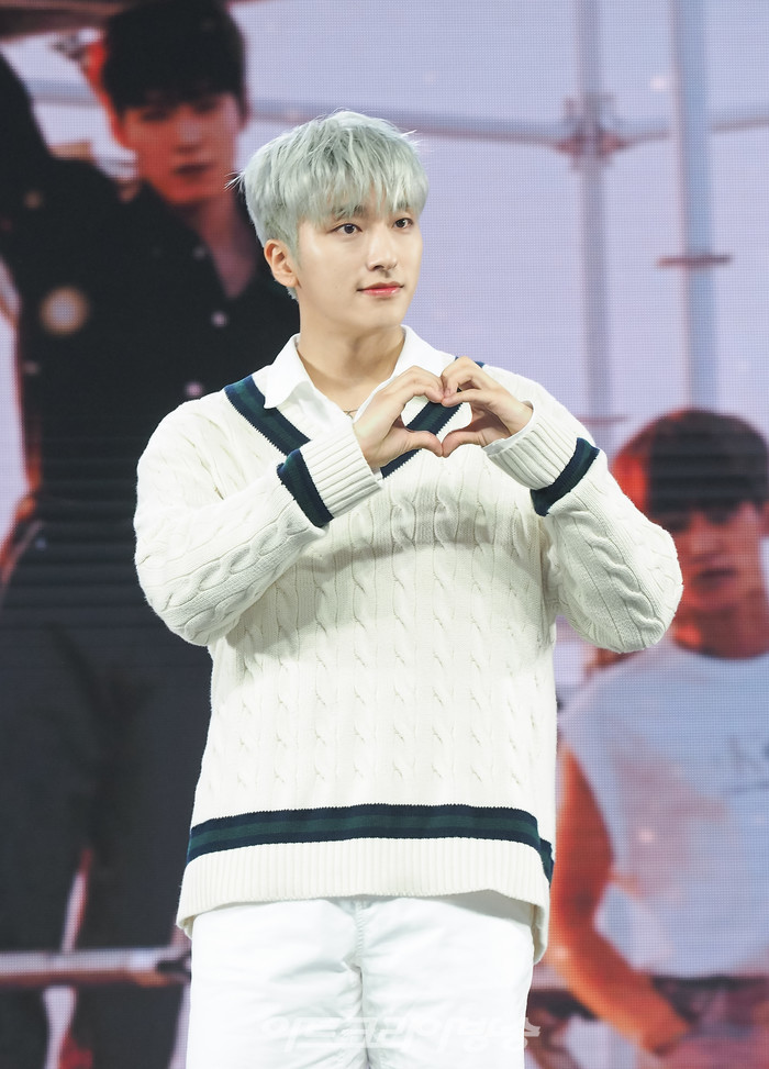 오메가엑스(OMEGA X) 첫 정규 앨범 '낙서(樂서) : Story Written in Music' 발매 기념 쇼케이스(세빈) 2022.06.15 사진 ⓒ아트코리아방송 이용선 기자