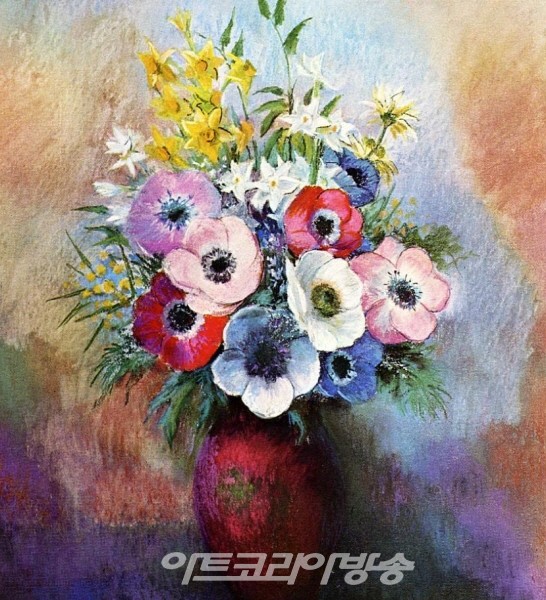 오딜롱 르동(Odilon Redon)의 Flowers-French, 1840-1916