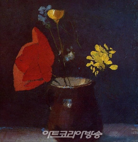 오딜롱 르동(Odilon Redon)의 Flowers-French, 1840-1916