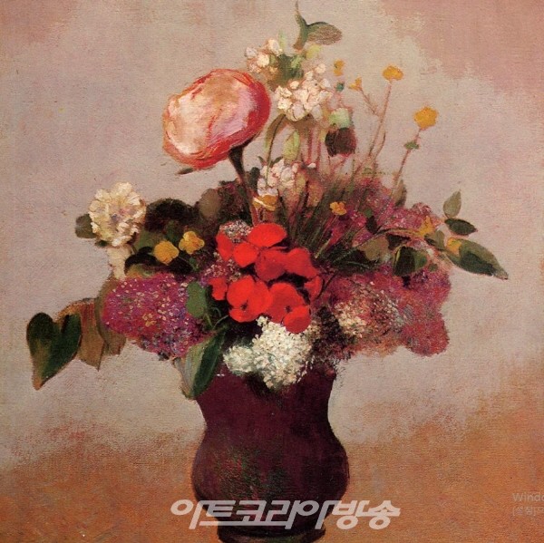 오딜롱 르동(Odilon Redon)의 Flowers-French, 1840-1916