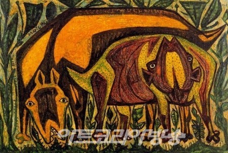 스페인 화가 ILDEFONSO Manuel Gil의 인물화