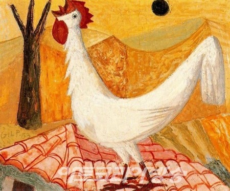 스페인 화가 ILDEFONSO Manuel Gil의 인물화