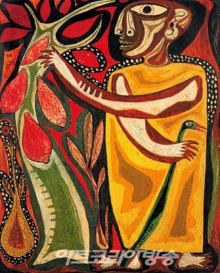 스페인 화가 ILDEFONSO Manuel Gil의 인물화