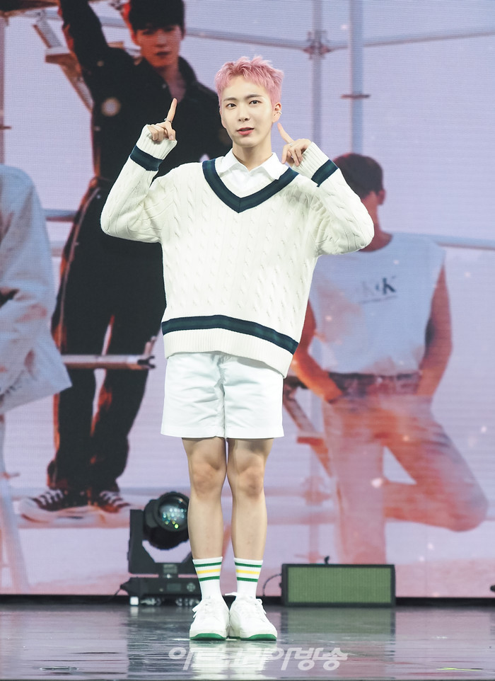 오메가엑스(OMEGA X) 첫 정규 앨범 '낙서(樂서) : Story Written in Music' 발매 기념 쇼케이스(케빈) 2022.06.15 사진 ⓒ아트코리아방송 이용선 기자