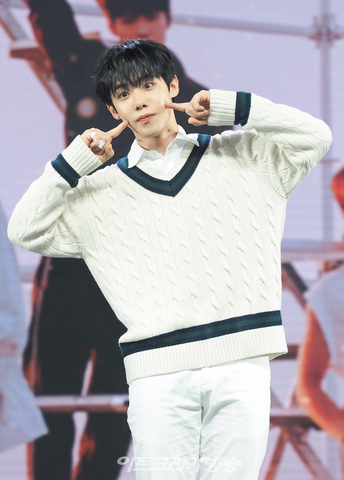 오메가엑스(OMEGA X) 첫 정규 앨범 '낙서(樂서) : Story Written in Music' 발매 기념 쇼케이스(젠) 2022.06.15 사진 ⓒ아트코리아방송 이용선 기자