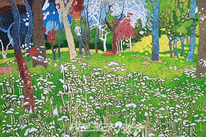 최장칠 작가 숲 130 x 194cm